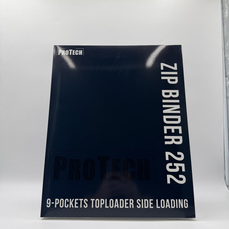 Classeur Zip Toploader 252 Cartes – Bleu – ProTech PROTECH