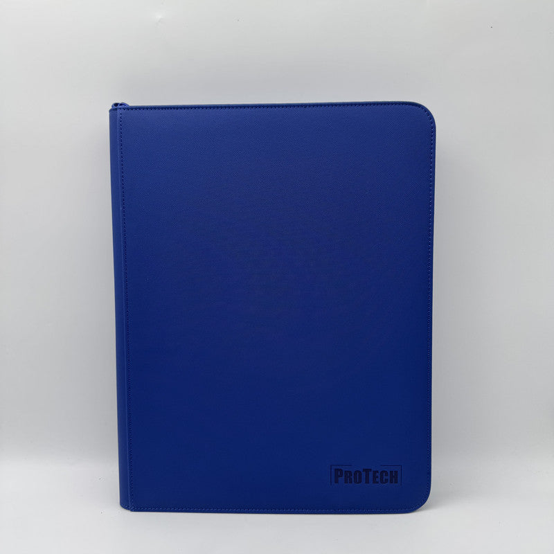 Classeur Zip Toploader 252 Cartes – Bleu – ProTech PROTECH