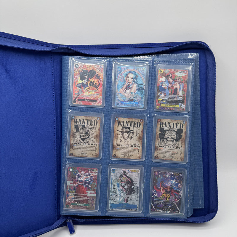 Classeur Zip Toploader 252 Cartes – Bleu – ProTech PROTECH