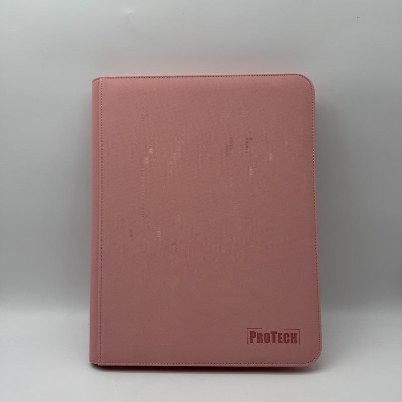 Classeur Zip Toploader 252 Cartes – Rose – ProTech PROTECH