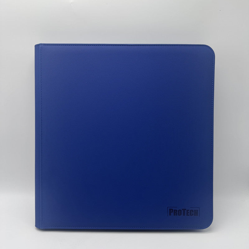 Classeur Zip Toploader 384 Cartes – Bleu – ProTech PROTECH
