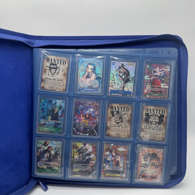 Classeur Zip Toploader 384 Cartes – Bleu – ProTech PROTECH