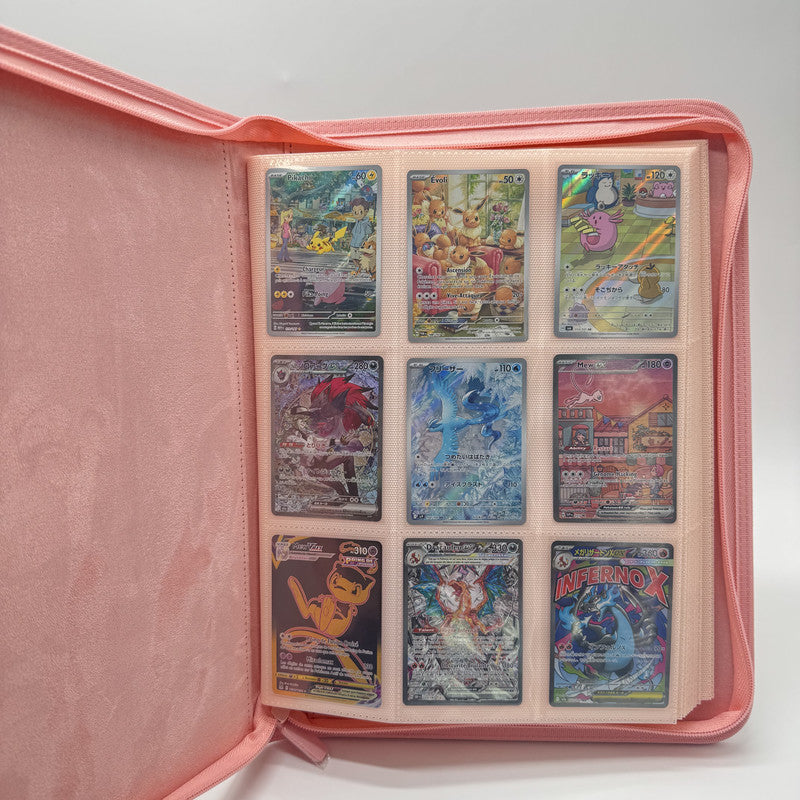 Classeur Zip 360 Cartes – Rose – ProTech PROTECH