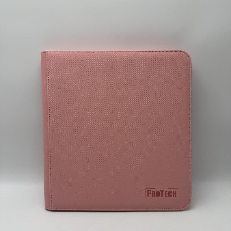 Classeur Zip 480 Cartes – Rose – ProTech PROTECH