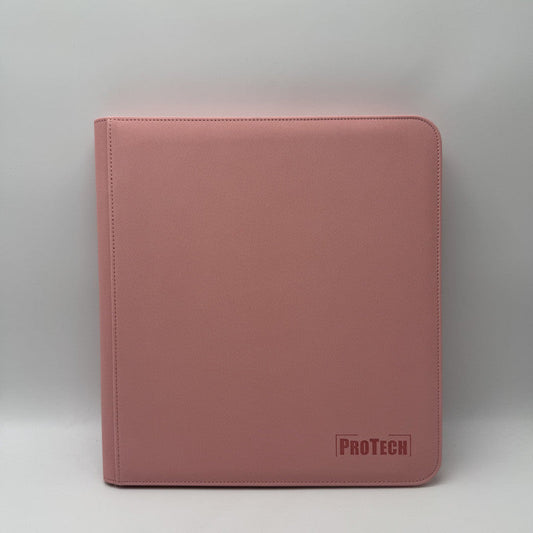 Classeur Zip 480 Cartes – Rose – ProTech PROTECH