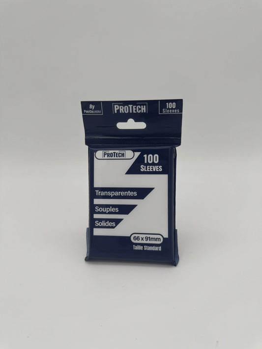 Paquet de 100 Sleeves Standard pour cartes – ProTech 3